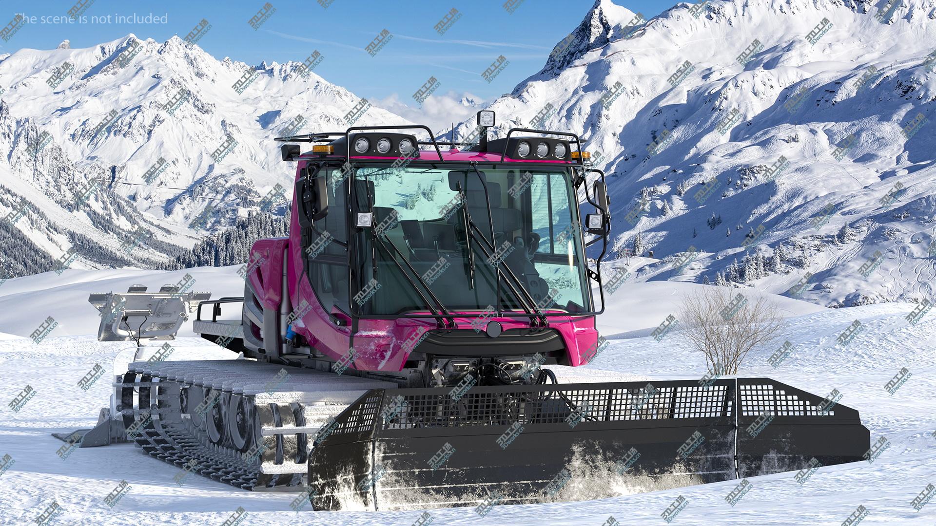 images/goods_img/20210319/3D Snowcat with Snowplow Pistenbully/4.jpg